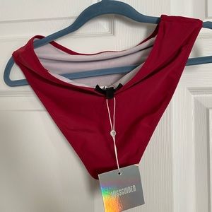 High waisted bikini bottom